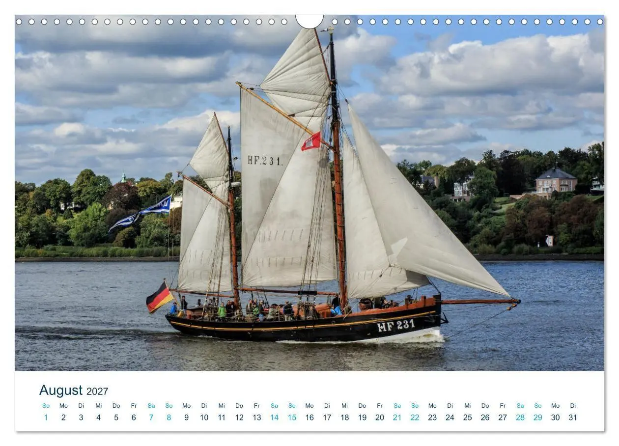 Bild: 9783569197268 | Schiffe gucken im Hamburger Hafen (Wandkalender 2027 DIN A3 quer),...