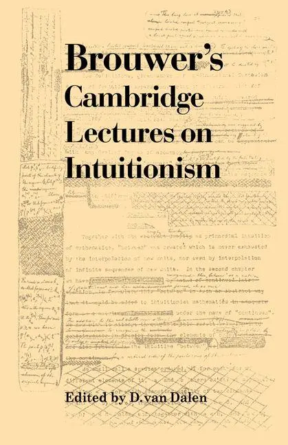 Cover: 9780521177368 | Brouwer's Cambridge Lectures on Intuitionism | Brouwer (u. a.) | Buch