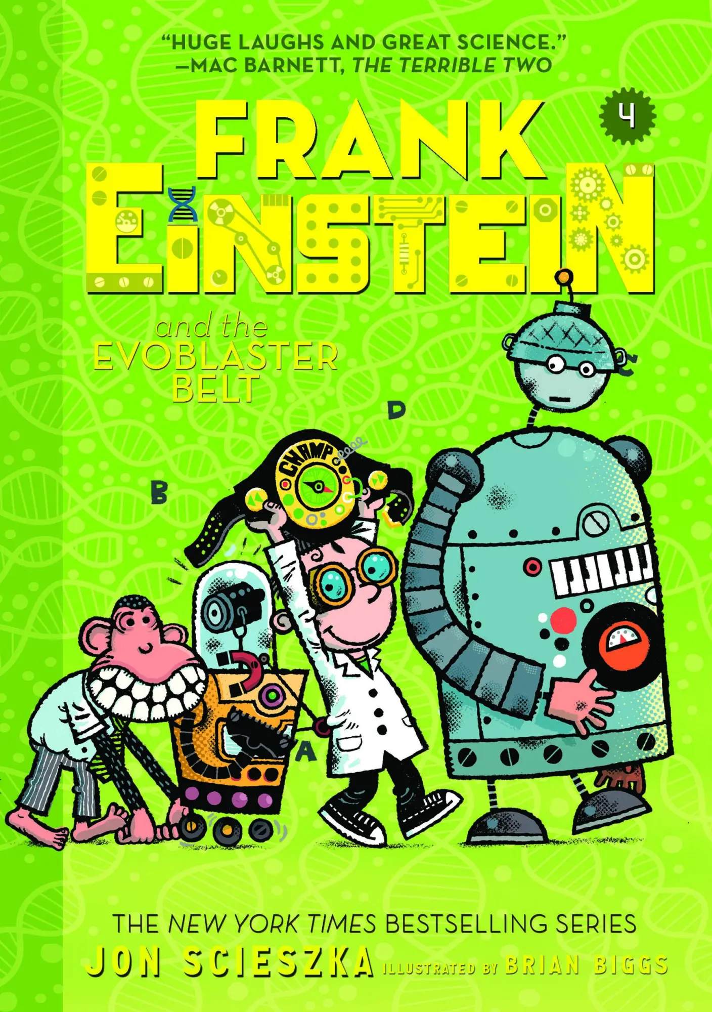 Cover: 9781419727368 | Frank Einstein and the Evoblaster Belt (Frank Einstein #4) | Volume 4