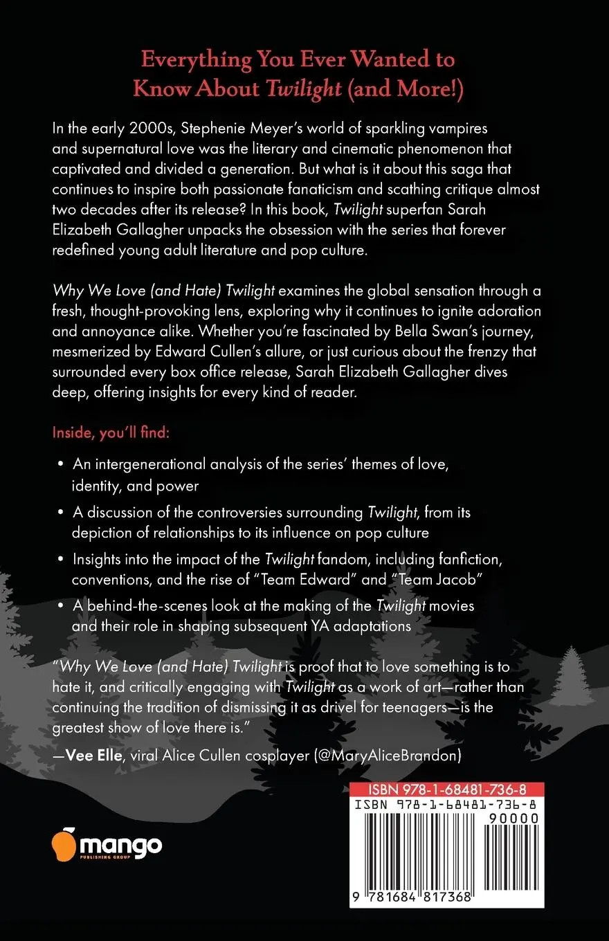 Rückseite: 9781684817368 | Why We Love (and Hate) Twilight | Sarah Elizabeth Gallagher | Buch