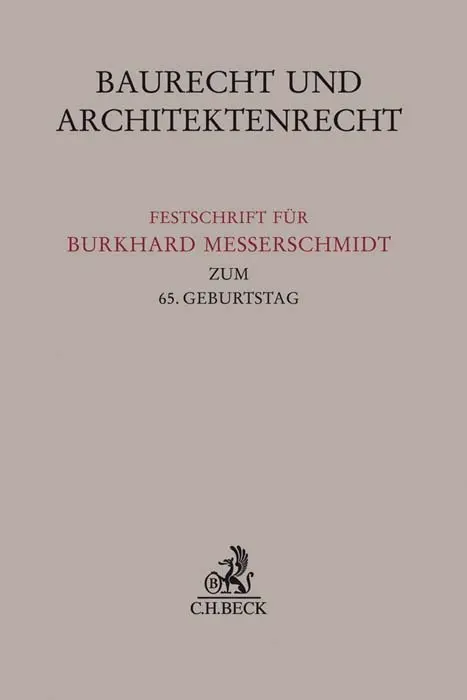 Cover: 9783406727368 | Baurecht und Architektenrecht | Klaus D. Kapellmann (u. a.) | Buch