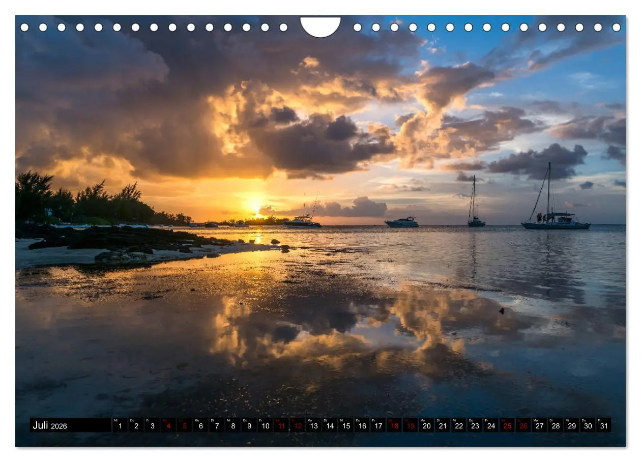 Bild: 9783457837368 | Trauminsel Mauritius (Wandkalender 2026 DIN A4 quer), CALVENDO...