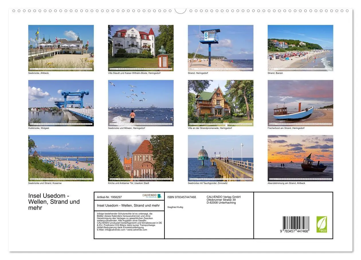 Bild: 9783457447468 | Insel Usedom - Wellen, Strand und mehr (hochwertiger Premium...