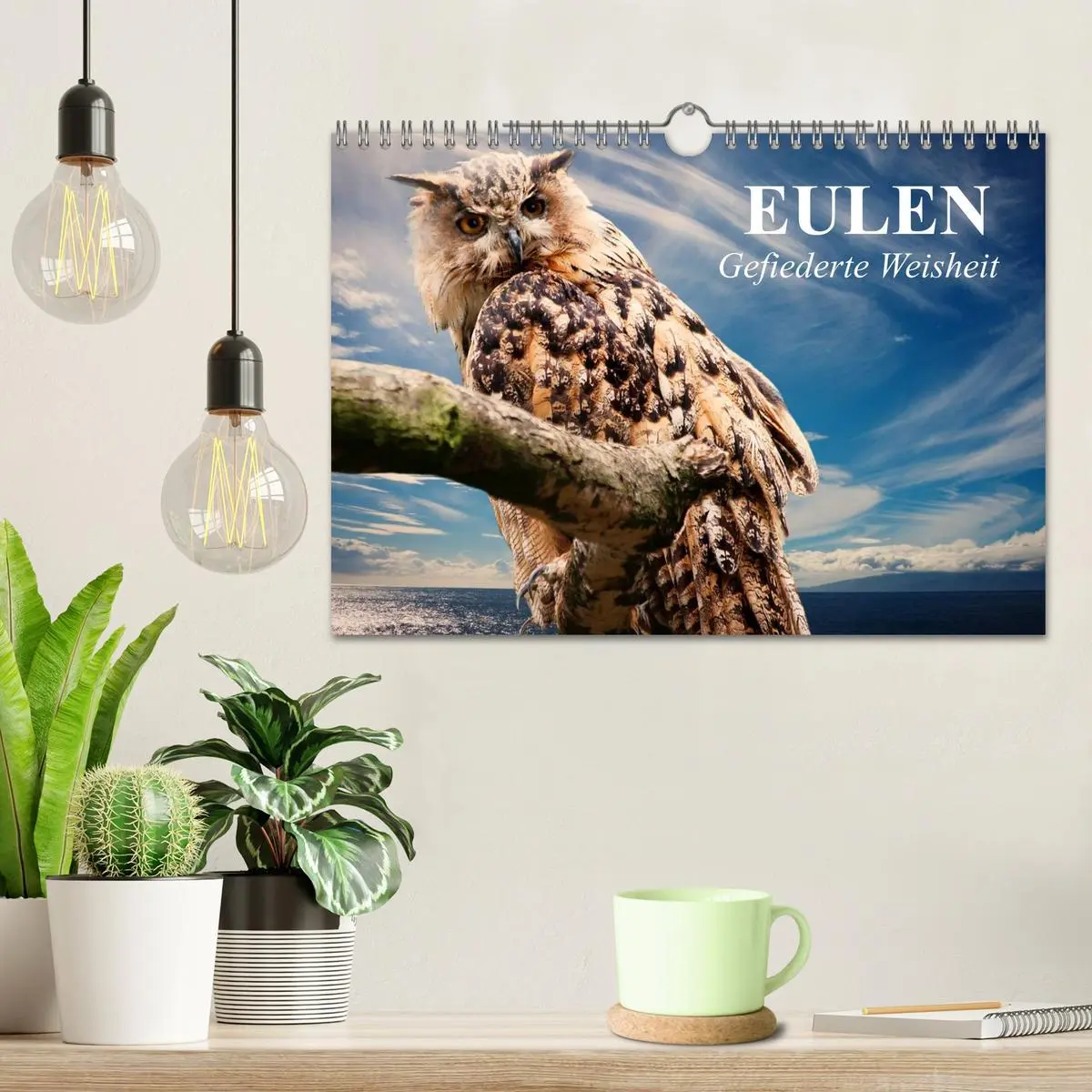 Bild: 9783457997468 | Eulen. Gefiederte Weisheit (Wandkalender 2026 DIN A4 quer),...