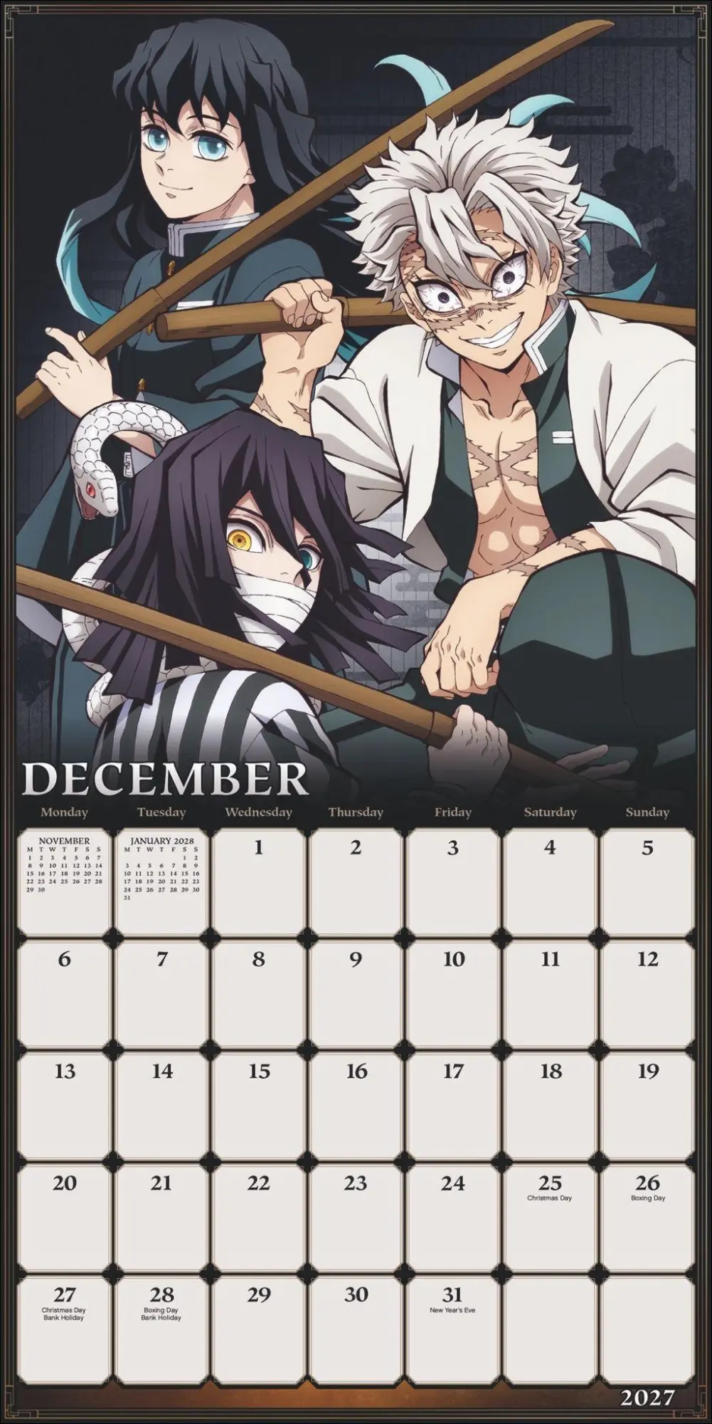 Bild: 9783840197468 | Demon Slayer Broschurkalender 2027 | Kalender | 28 S. | Englisch