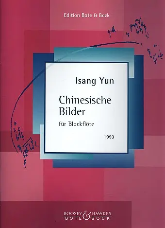 Cover: 9790202517468 | Chinese Pictures | Isang Yun | Buch | 1993 | Bote und Bock