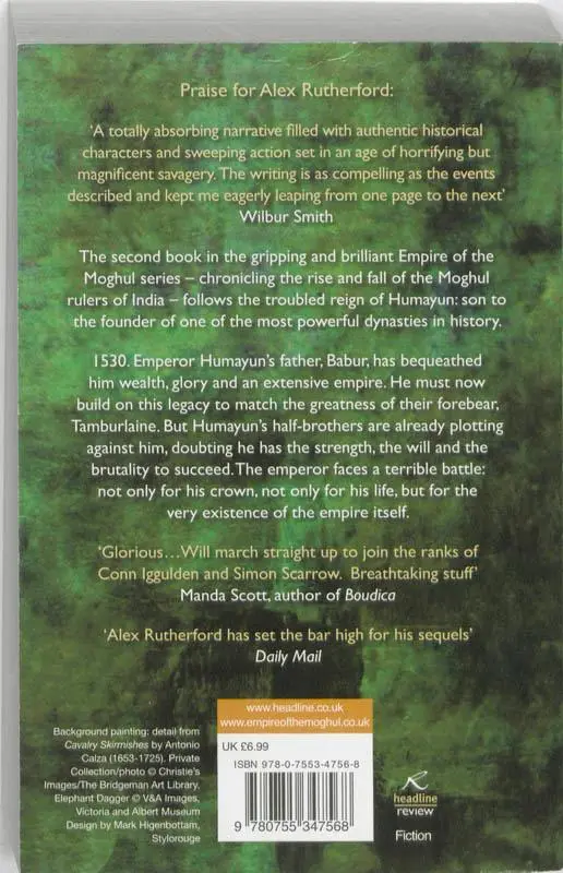 Rückseite: 9780755347568 | Empire of the Moghul: Brothers at War | Alex Rutherford | Taschenbuch