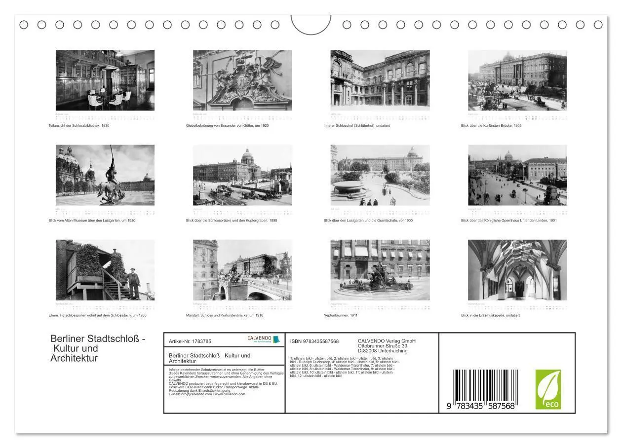 Bild: 9783435587568 | Berliner Stadtschloß - Kultur und Architektur (Wandkalender 2025...