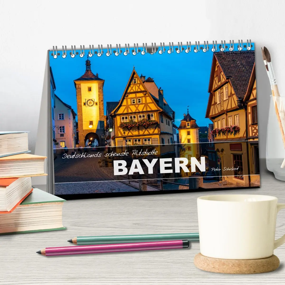Bild: 9783457297568 | Deutschlands schönste Altstädte - Bayern (Tischkalender 2026 DIN A5...