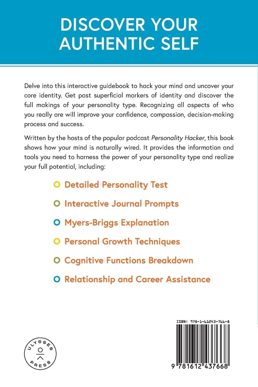 Rückseite: 9781612437668 | Personality Hacker | Joel Mark Witt (u. a.) | Taschenbuch | Englisch