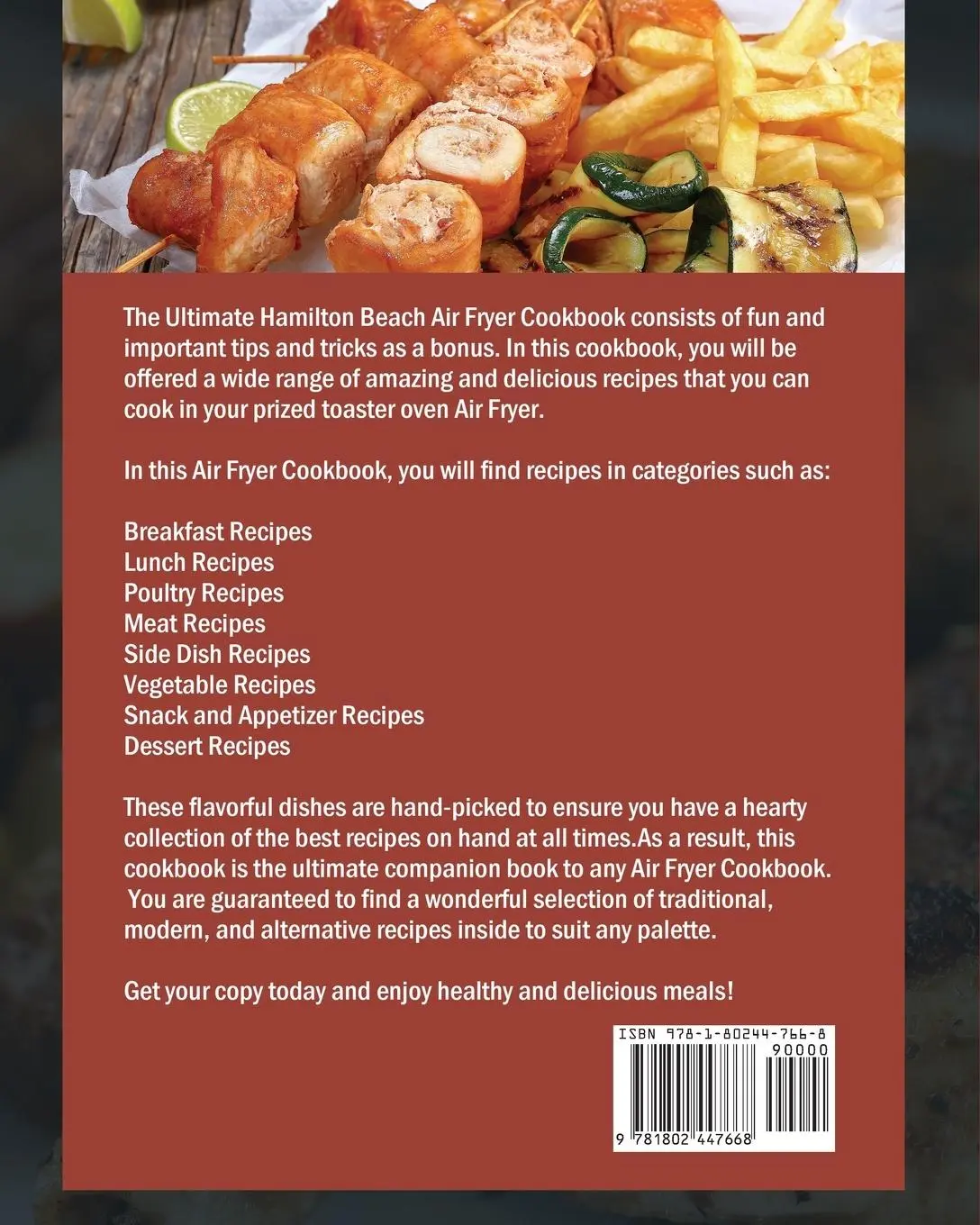 Rückseite: 9781802447668 | The Ultimate Hamilton Beach Air Fryer Cookbook | Kevin Bailey | Buch