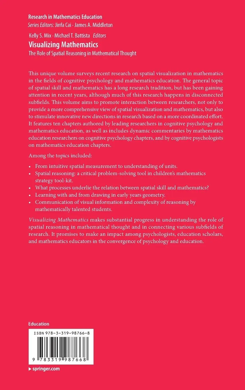 Rückseite: 9783319987668 | Visualizing Mathematics | Michael T. Battista (u. a.) | Buch | xv