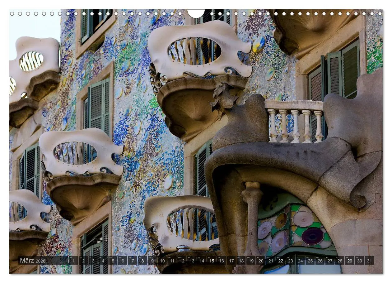 Bild: 9783516137668 | Barcelona - Von Gotik bis Modernisme (Wandkalender 2026 DIN A3...
