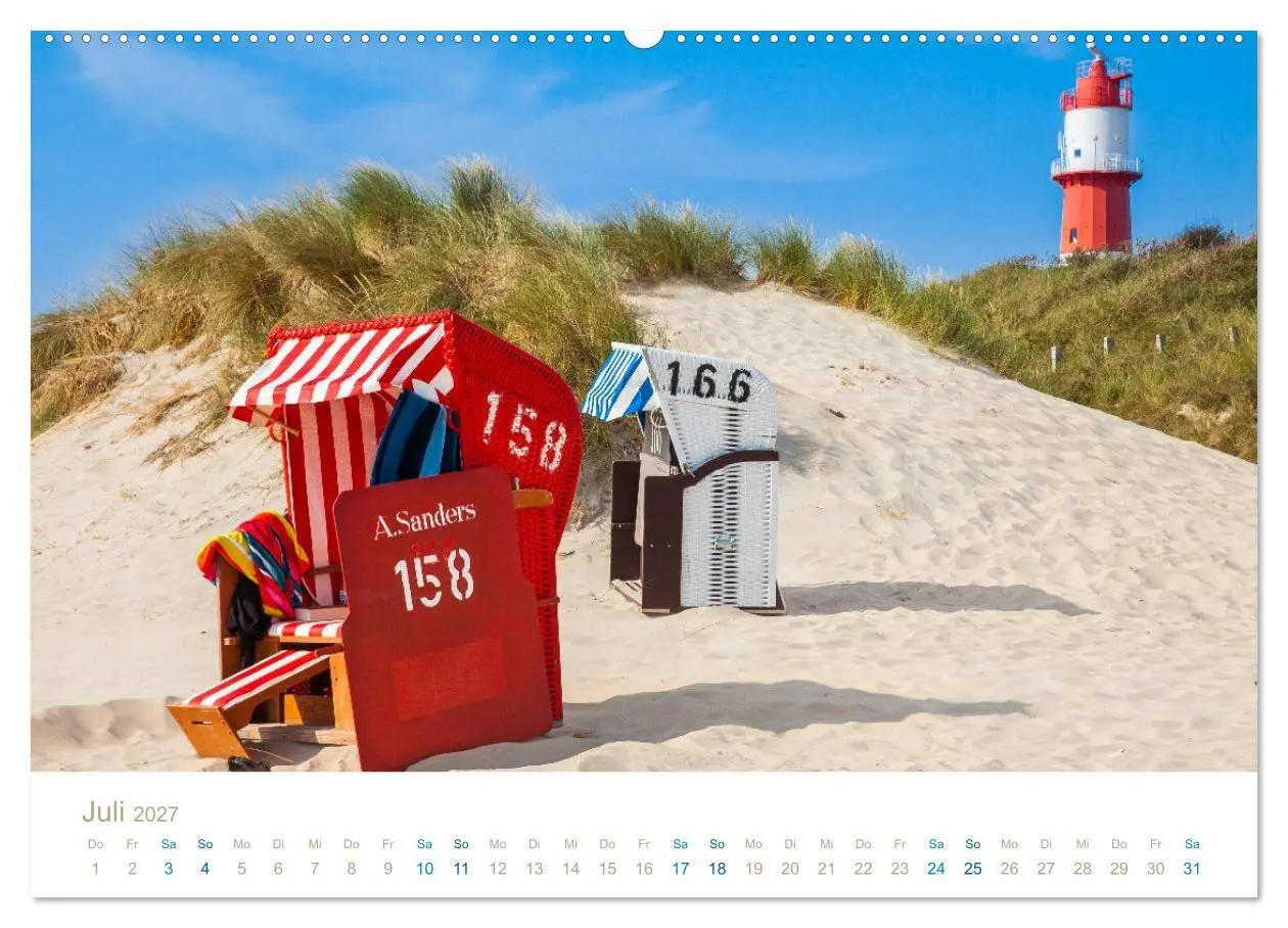 Bild: 9783569397668 | Meine Insel Borkum (Wandkalender 2027 DIN A2 quer), CALVENDO...