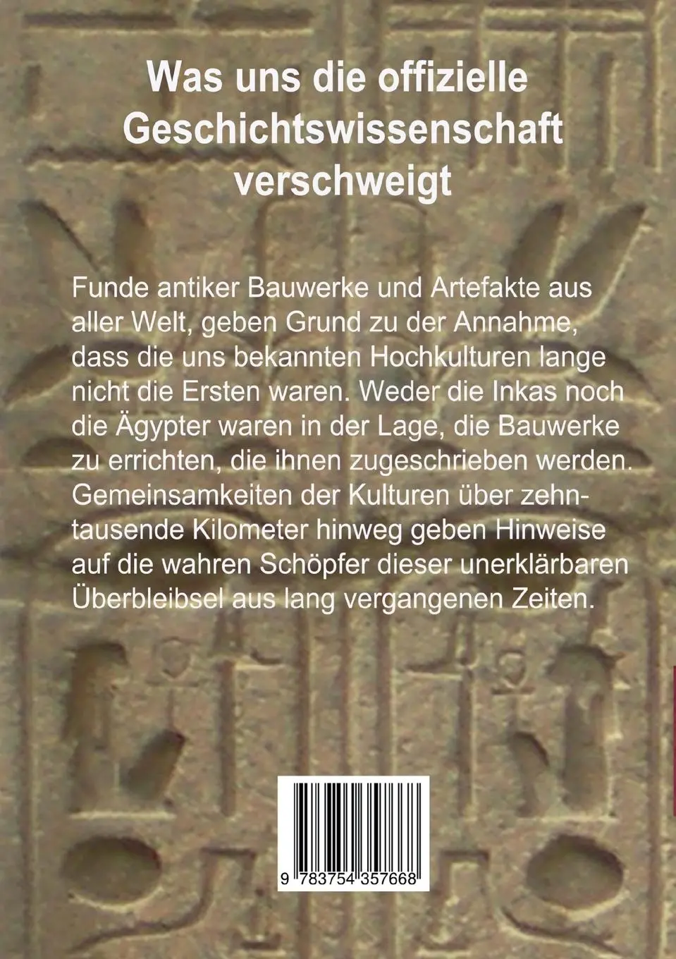 Rückseite: 9783754357668 | Abschied von den Göttern | Hochkulturen vor der Sintflut | Mauchler