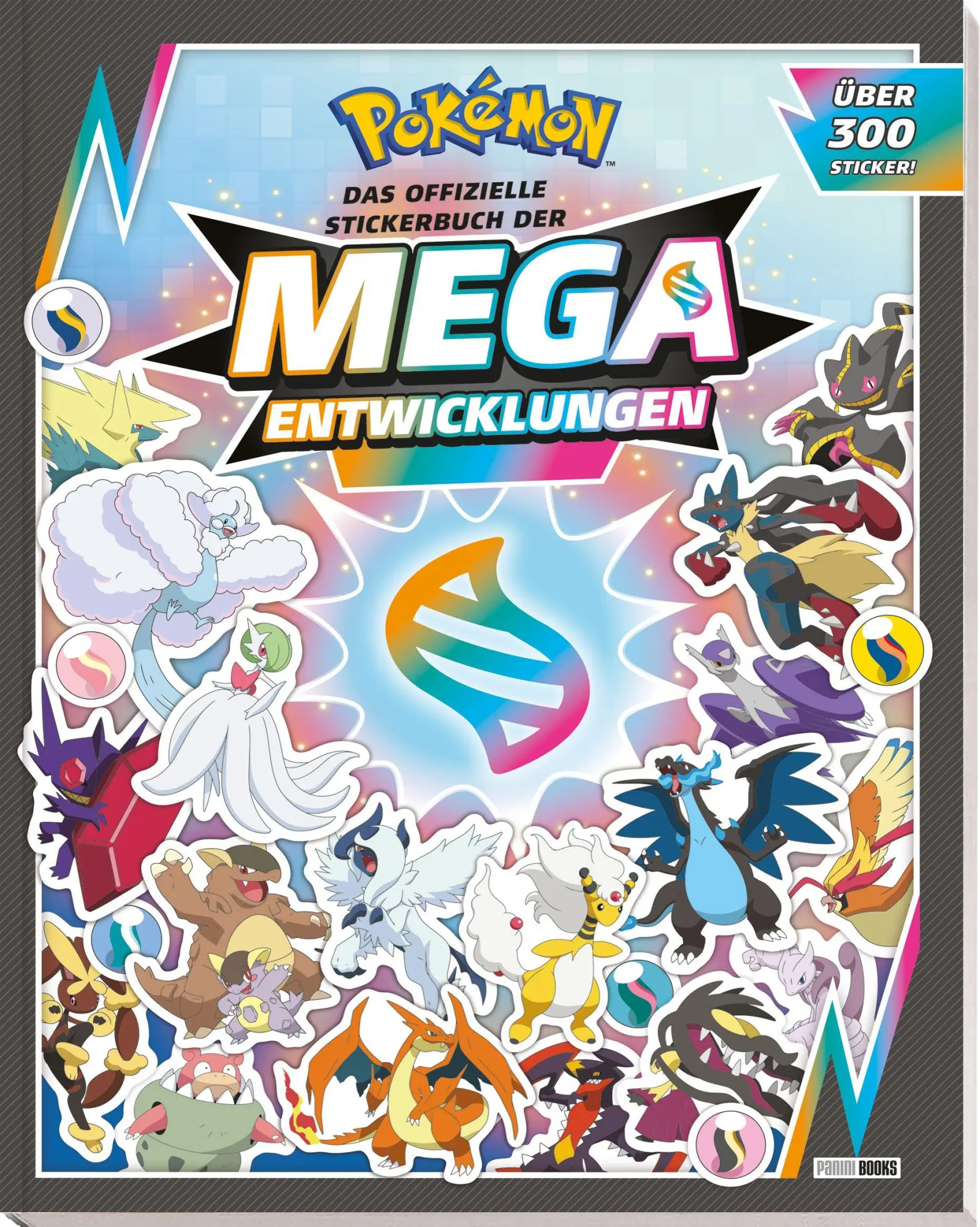 Cover: 9783833247668 | Pokémon: Das offizielle Stickerbuch der Mega-Entwicklungen | Buch