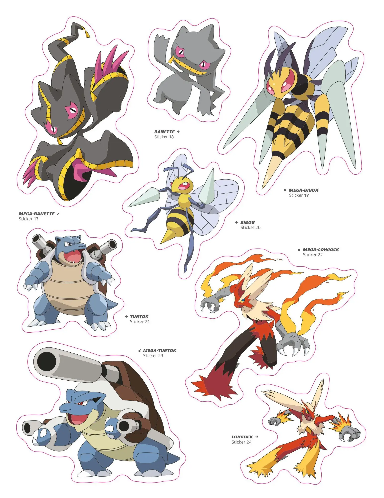 Bild: 9783833247668 | Pokémon: Das offizielle Stickerbuch der Mega-Entwicklungen | Buch