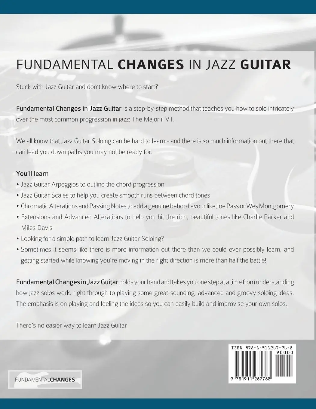 Rückseite: 9781911267768 | Fundamental Changes in Jazz Guitar | Joseph Alexander | Taschenbuch