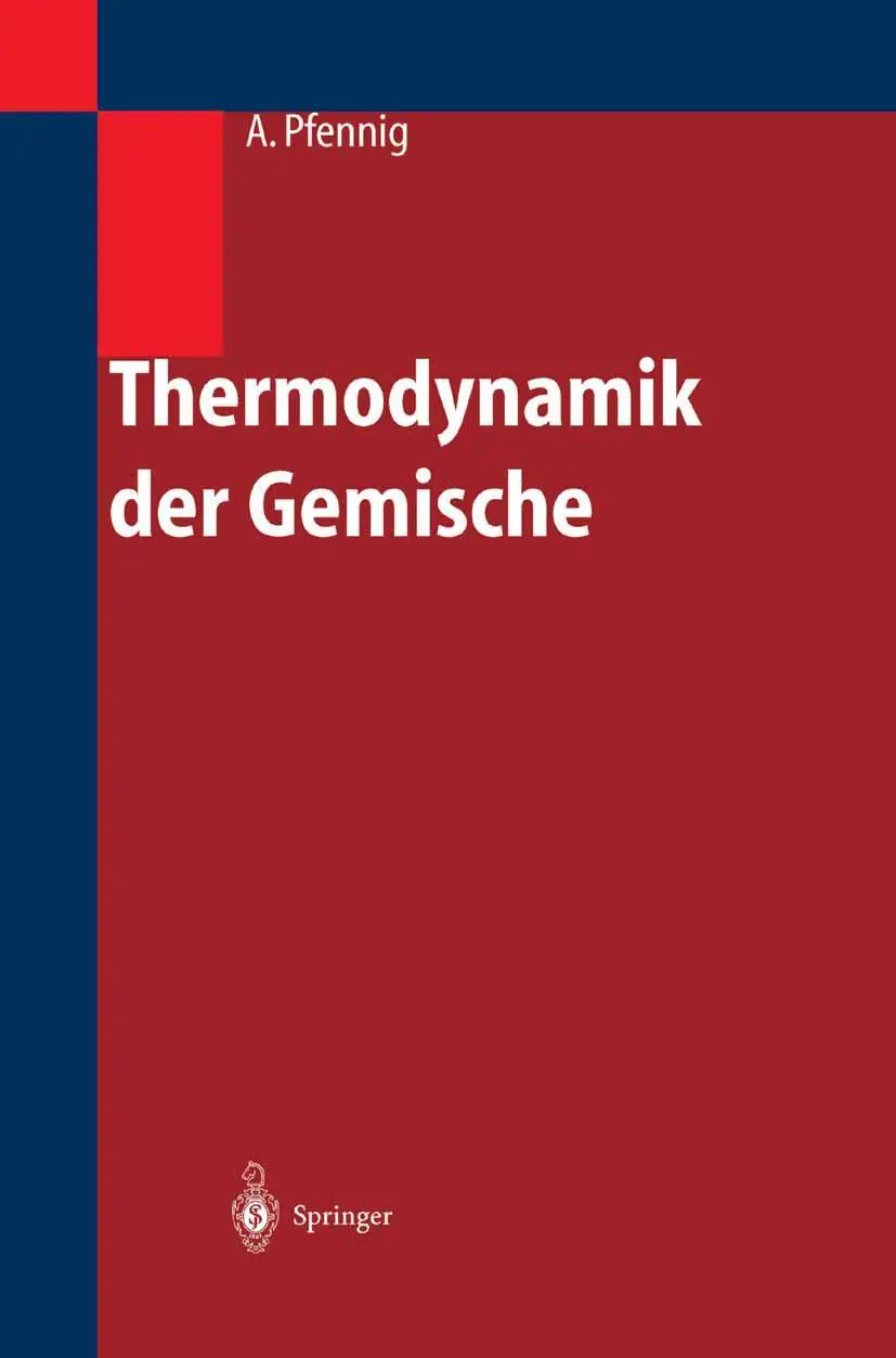 Cover: 9783540027768 | Thermodynamik der Gemische | Andreas Pfennig | Buch | x | Deutsch Cover: 9783540027768 | Thermodynamik der Gemische | Andreas Pfennig | Buch | x | Deutsch