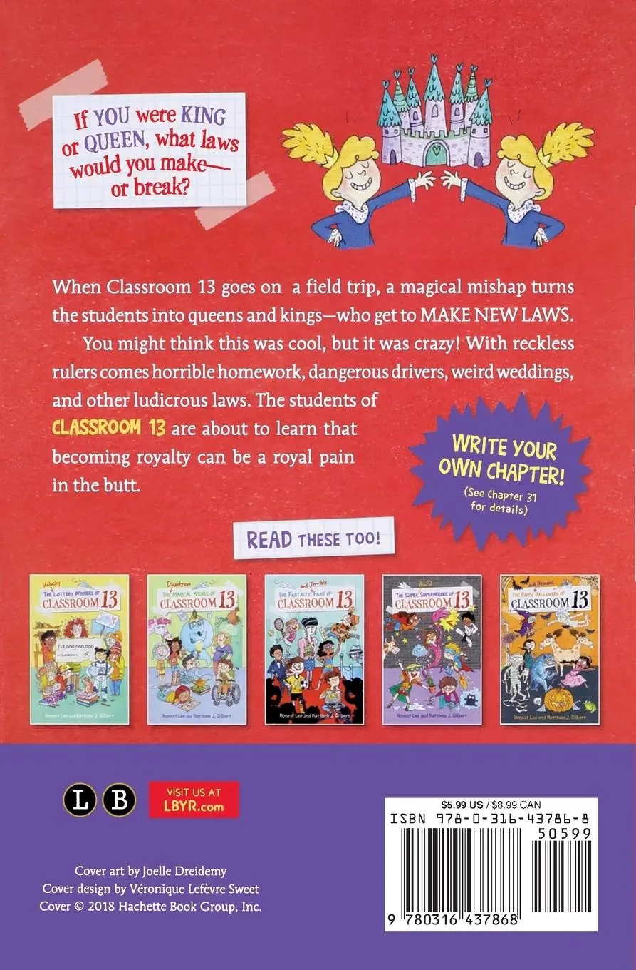 Rückseite: 9780316437868 | The Rude and Ridiculous Royals of Classroom 13 | Honest Lee | Buch