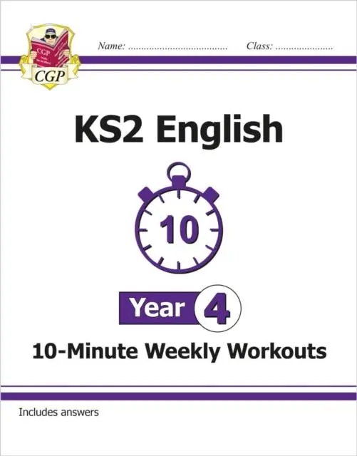 Cover: 9781782947868 | KS2 Year 4 English 10-Minute Weekly Workouts | Cgp Books | Taschenbuch