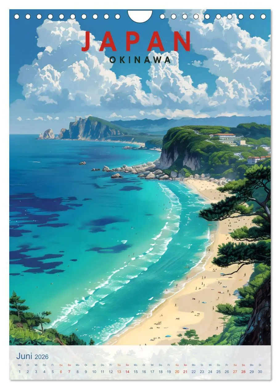 Bild: 9783457267868 | Japan - Old School Poster Style (Wandkalender 2026 DIN A4 hoch),...