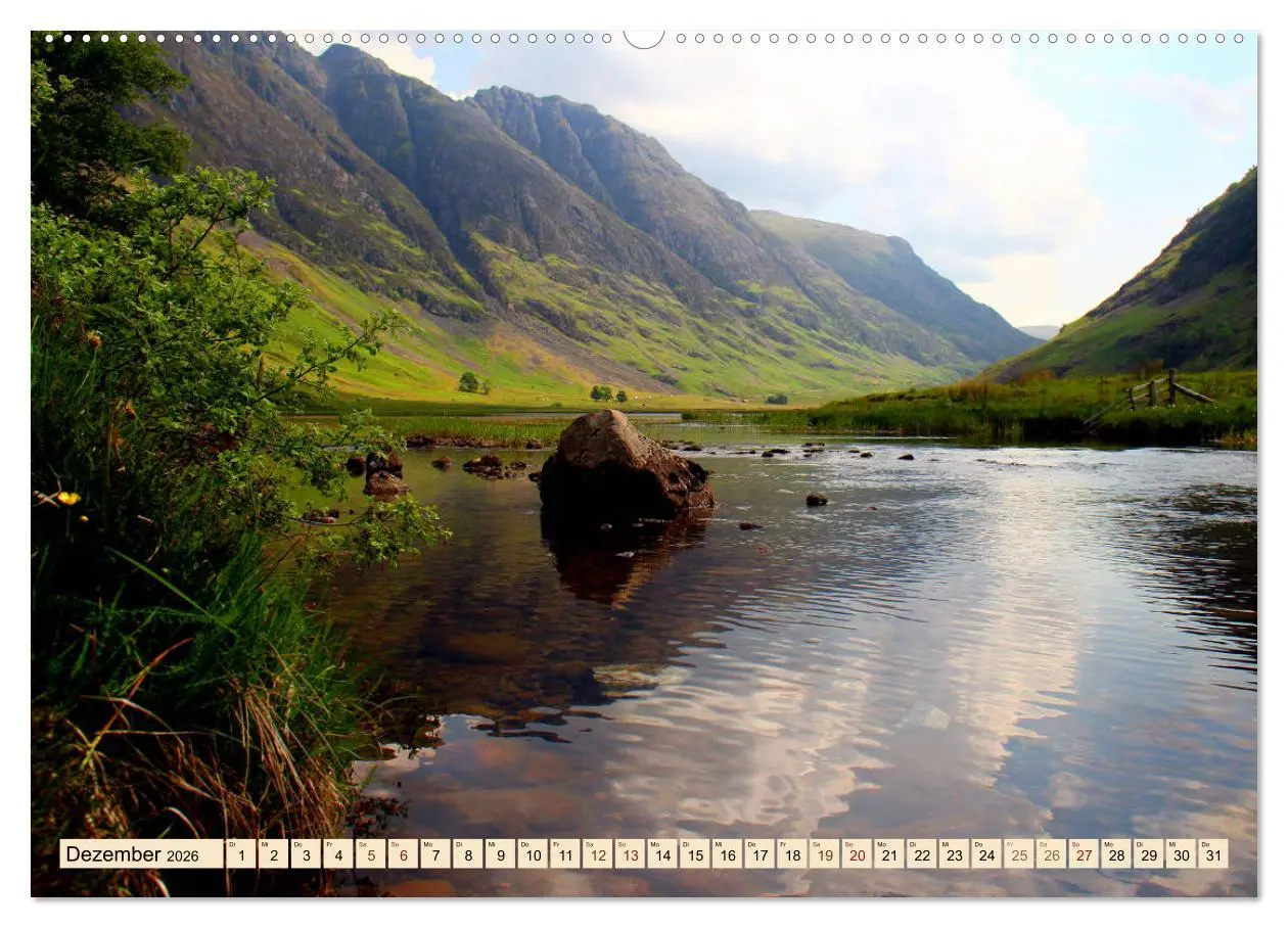 Bild: 9783457887868 | Glen Coe (Wandkalender 2026 DIN A2 quer), CALVENDO Monatskalender