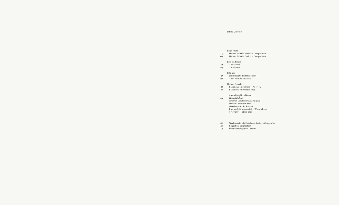 Bild: 9783775747868 | Helmut Federle | Basics on Composition | Schwarzwälder | Taschenbuch