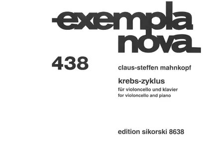 Cover: 9790003037868 | Krebs-Zyklus | Claus-Steffen Mahnkopf | Buch | 2010 | Sikorski Edition