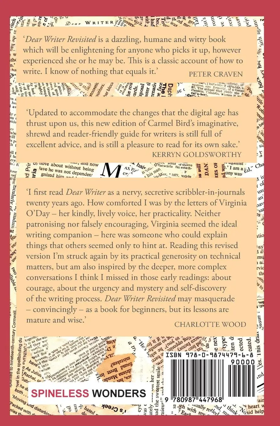 Rückseite: 9780987447968 | Dear Writer Revisited | Carmel Bird | Taschenbuch | Englisch | 2013