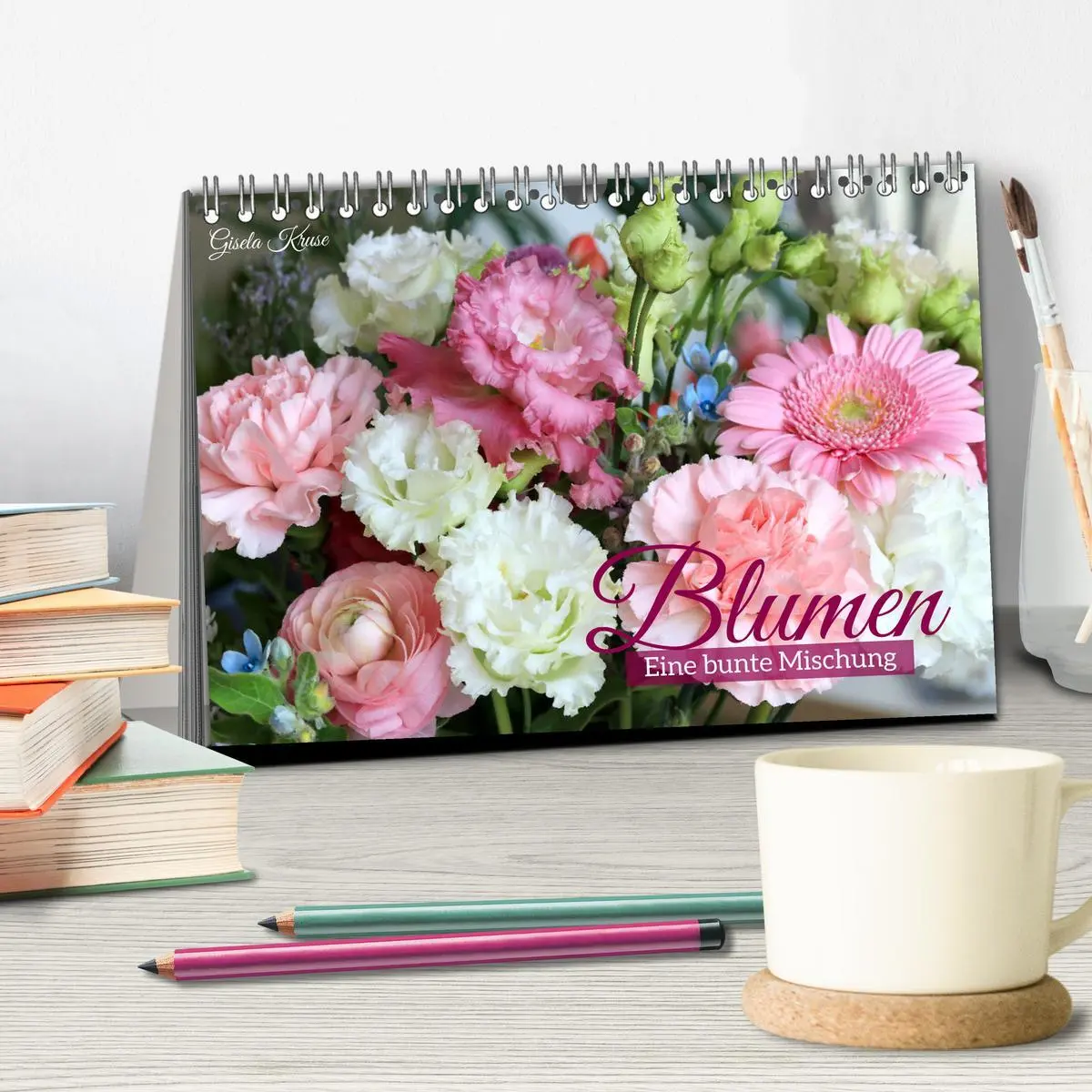 Bild: 9783457257968 | Blumen - Eine bunte Mischung (Tischkalender 2026 DIN A5 quer),...
