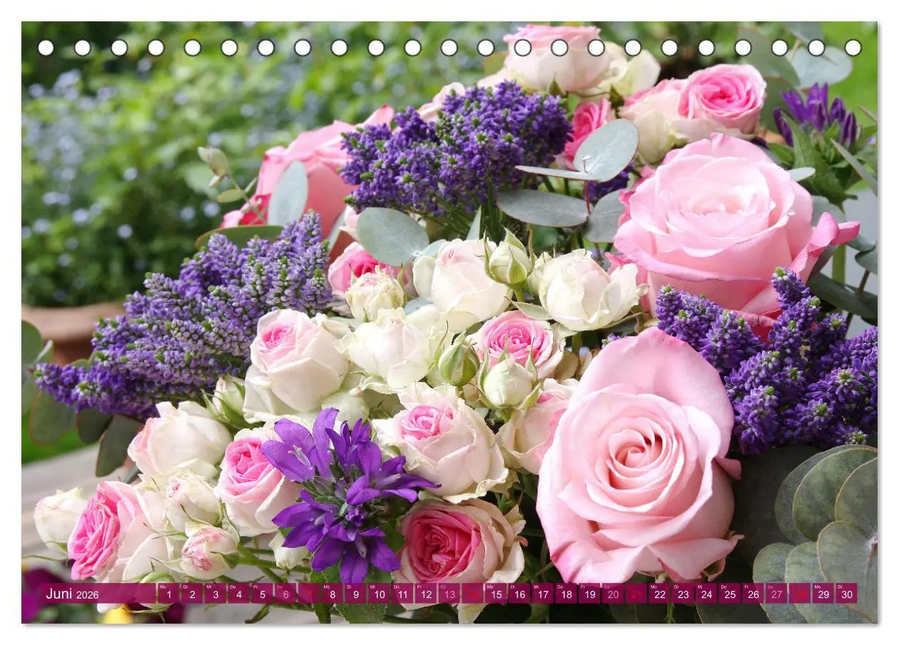 Bild: 9783457257968 | Blumen - Eine bunte Mischung (Tischkalender 2026 DIN A5 quer),...