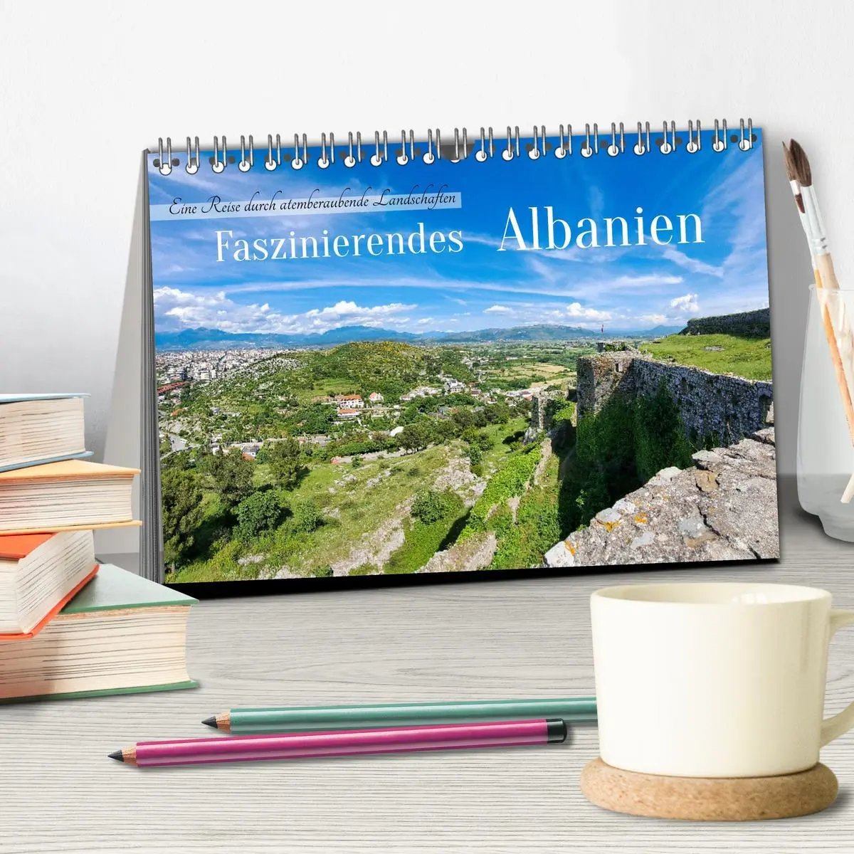 Bild: 9783457327968 | Faszinierendes Albanien (Tischkalender 2026 DIN A5 quer), CALVENDO...