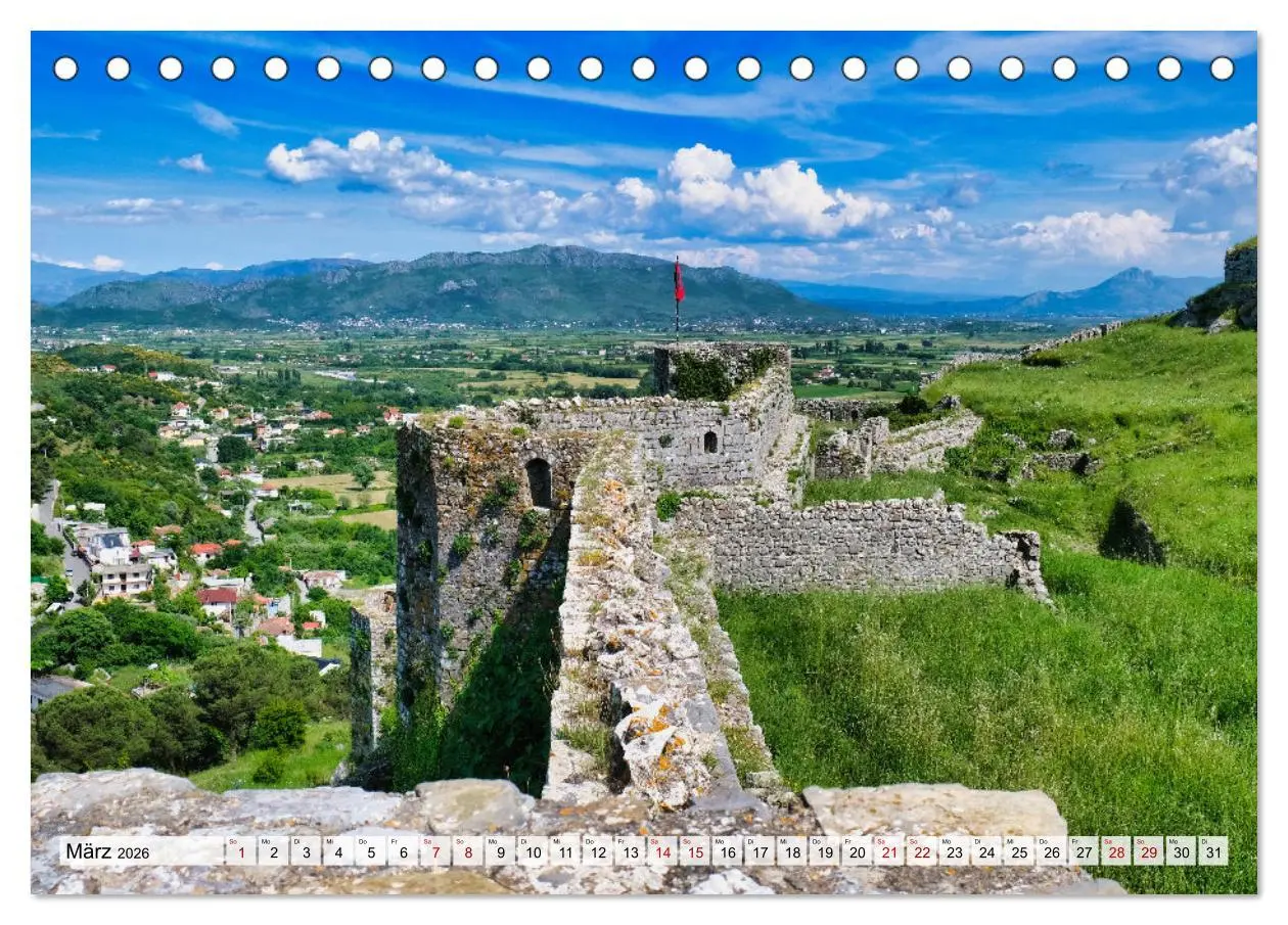 Bild: 9783457327968 | Faszinierendes Albanien (Tischkalender 2026 DIN A5 quer), CALVENDO...