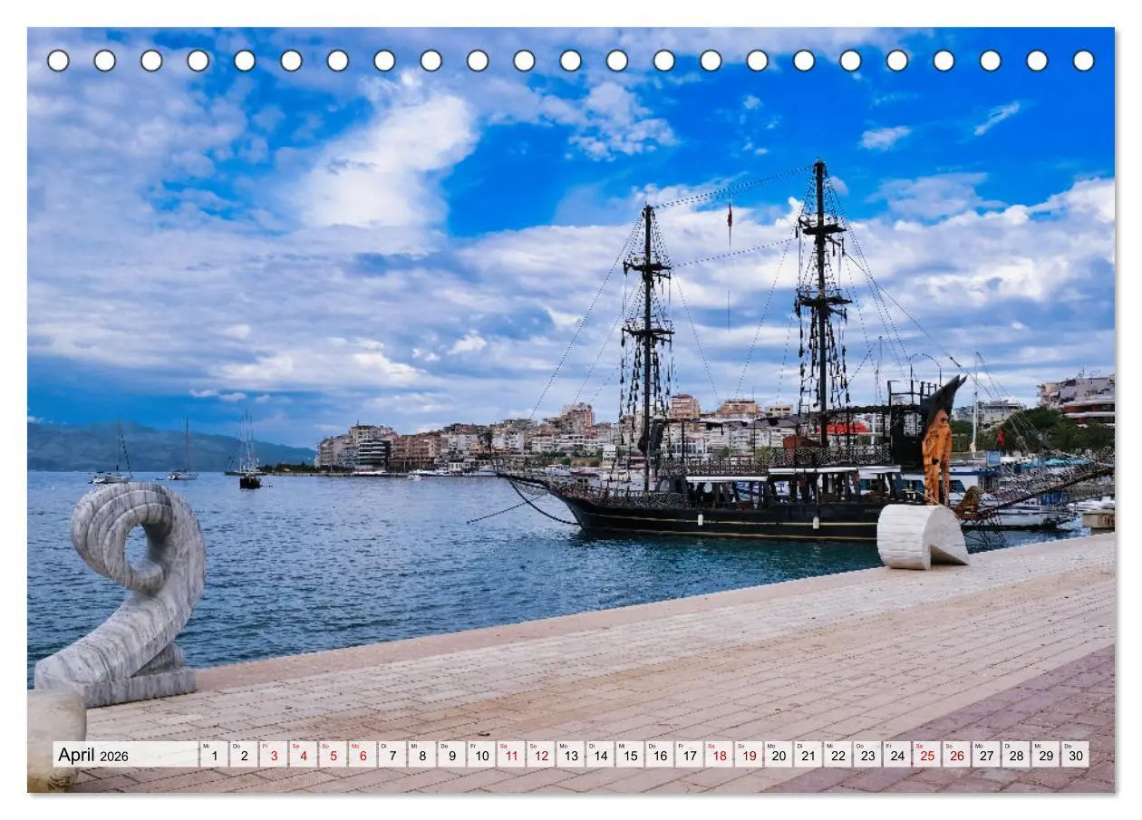 Bild: 9783457327968 | Faszinierendes Albanien (Tischkalender 2026 DIN A5 quer), CALVENDO...