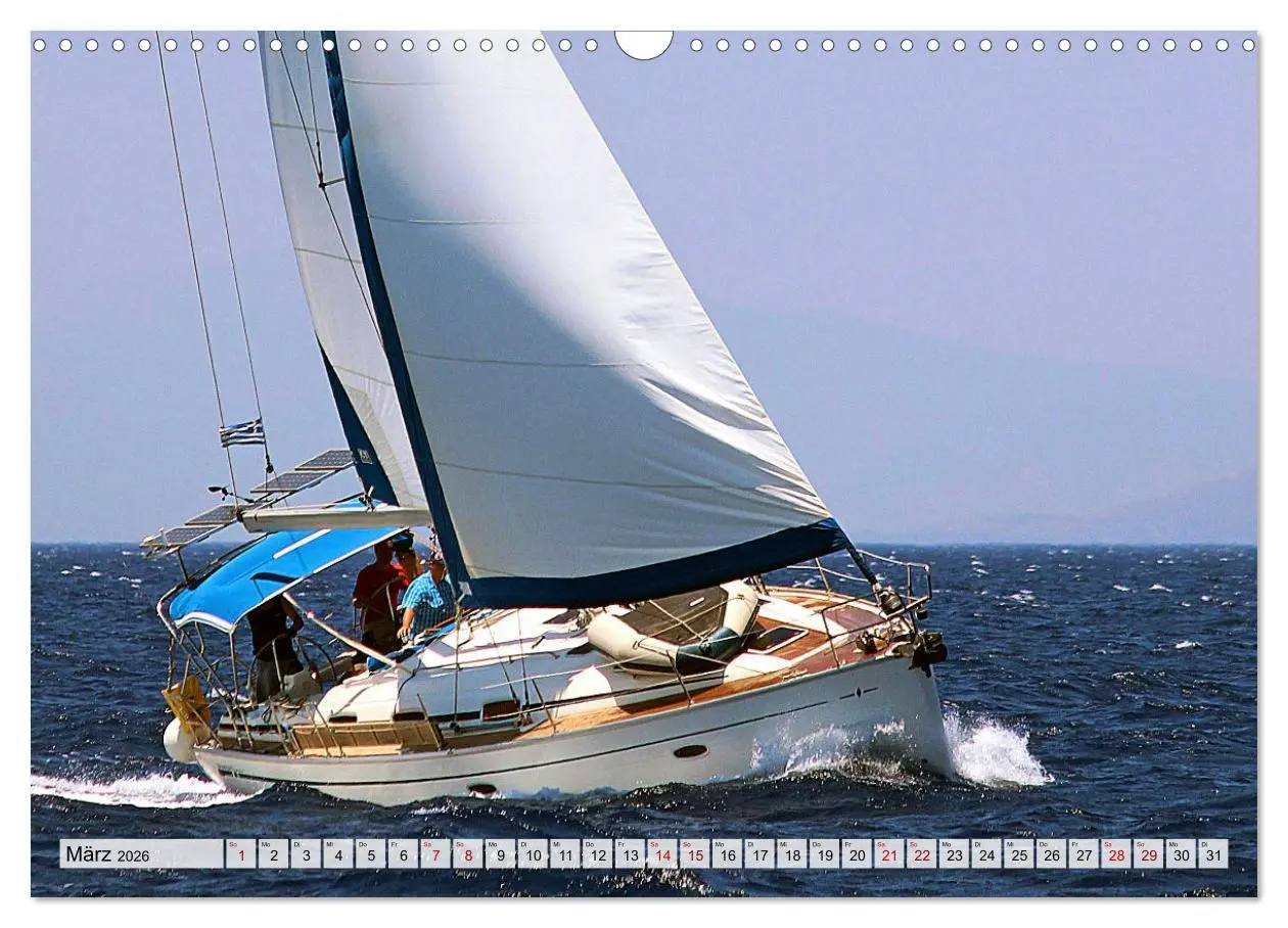 Bild: 9783457567968 | Segeln - mit dem Wind (Wandkalender 2026 DIN A3 quer), CALVENDO...
