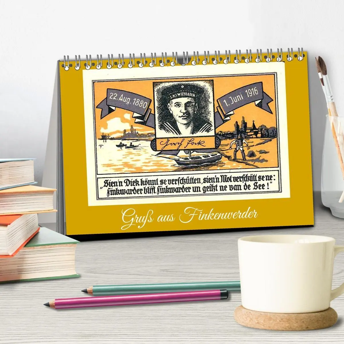 Bild: 9783516967968 | Gruß aus Finkenwerder (Tischkalender 2027 DIN A5 quer), CALVENDO...