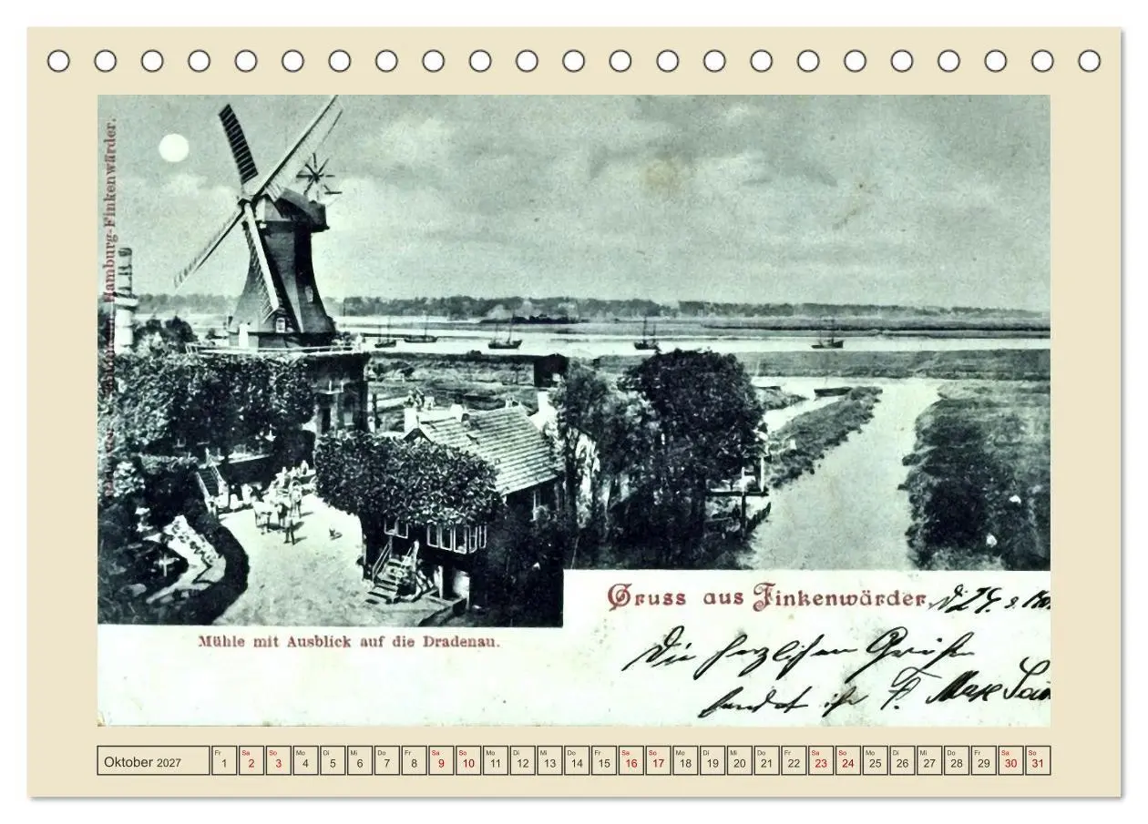 Bild: 9783516967968 | Gruß aus Finkenwerder (Tischkalender 2027 DIN A5 quer), CALVENDO...
