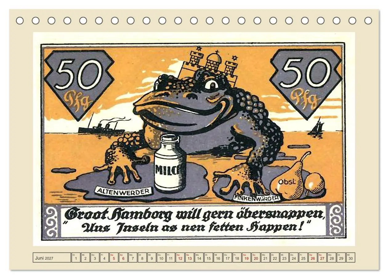Bild: 9783516967968 | Gruß aus Finkenwerder (Tischkalender 2027 DIN A5 quer), CALVENDO...