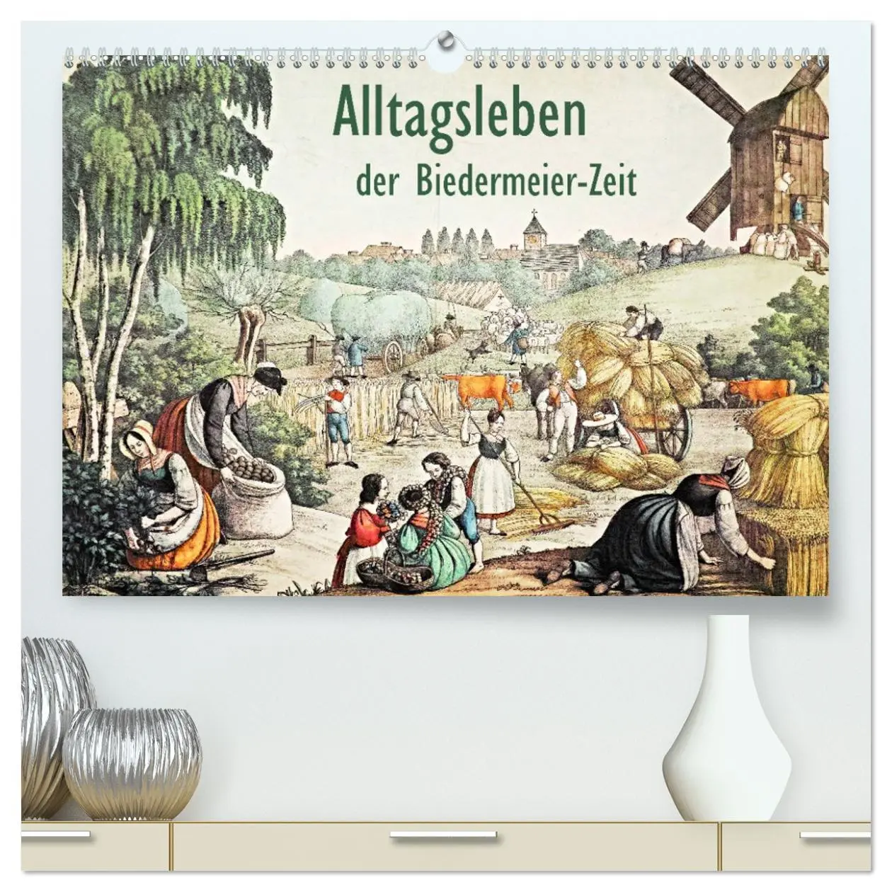 Cover: 9783457698068 | Alltagsleben der Biedermeier-Zeit (hochwertiger Premium...