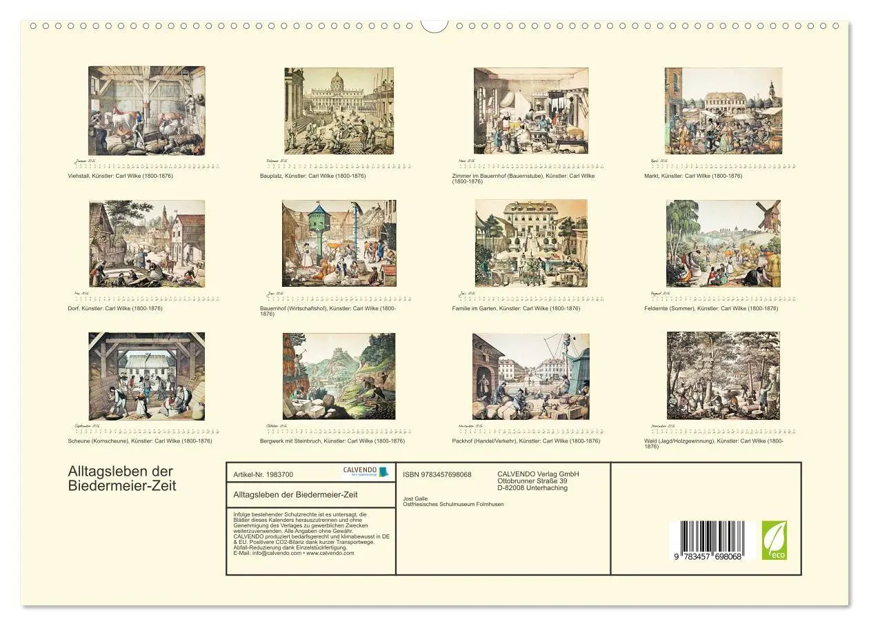 Bild: 9783457698068 | Alltagsleben der Biedermeier-Zeit (hochwertiger Premium...