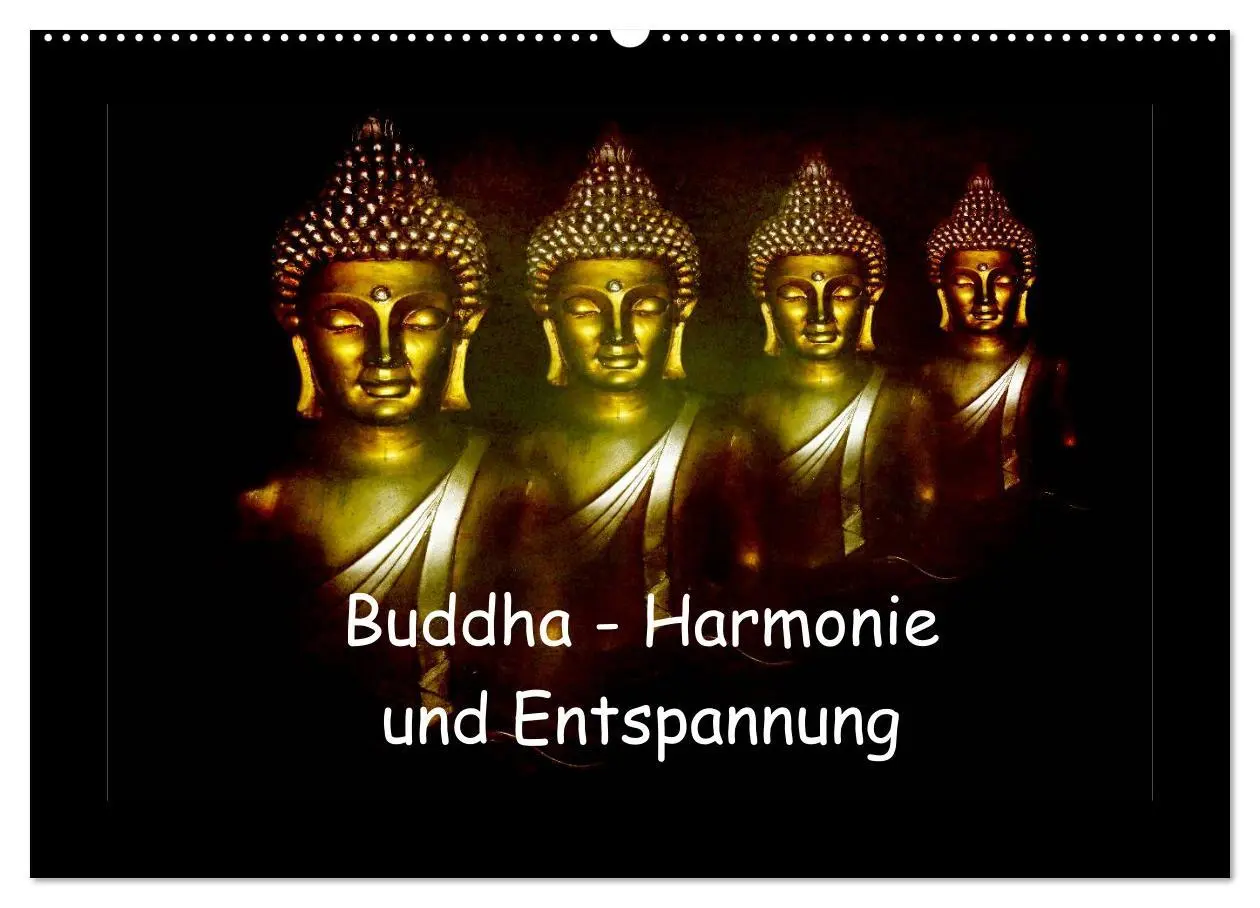 Cover: 9783516168068 | Buddha - Harmonie und Entspannung (Wandkalender 2026 DIN A2 quer),...