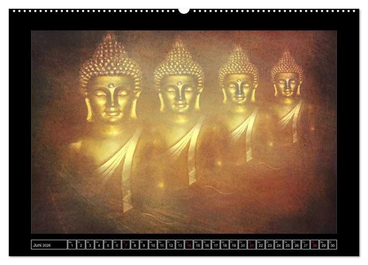 Bild: 9783516168068 | Buddha - Harmonie und Entspannung (Wandkalender 2026 DIN A2 quer),...