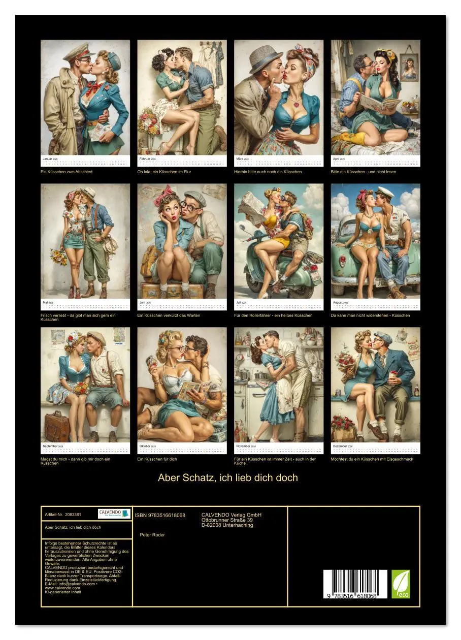Bild: 9783516618068 | Aber Schatz, ich lieb dich doch (hochwertiger Premium Wandkalender...