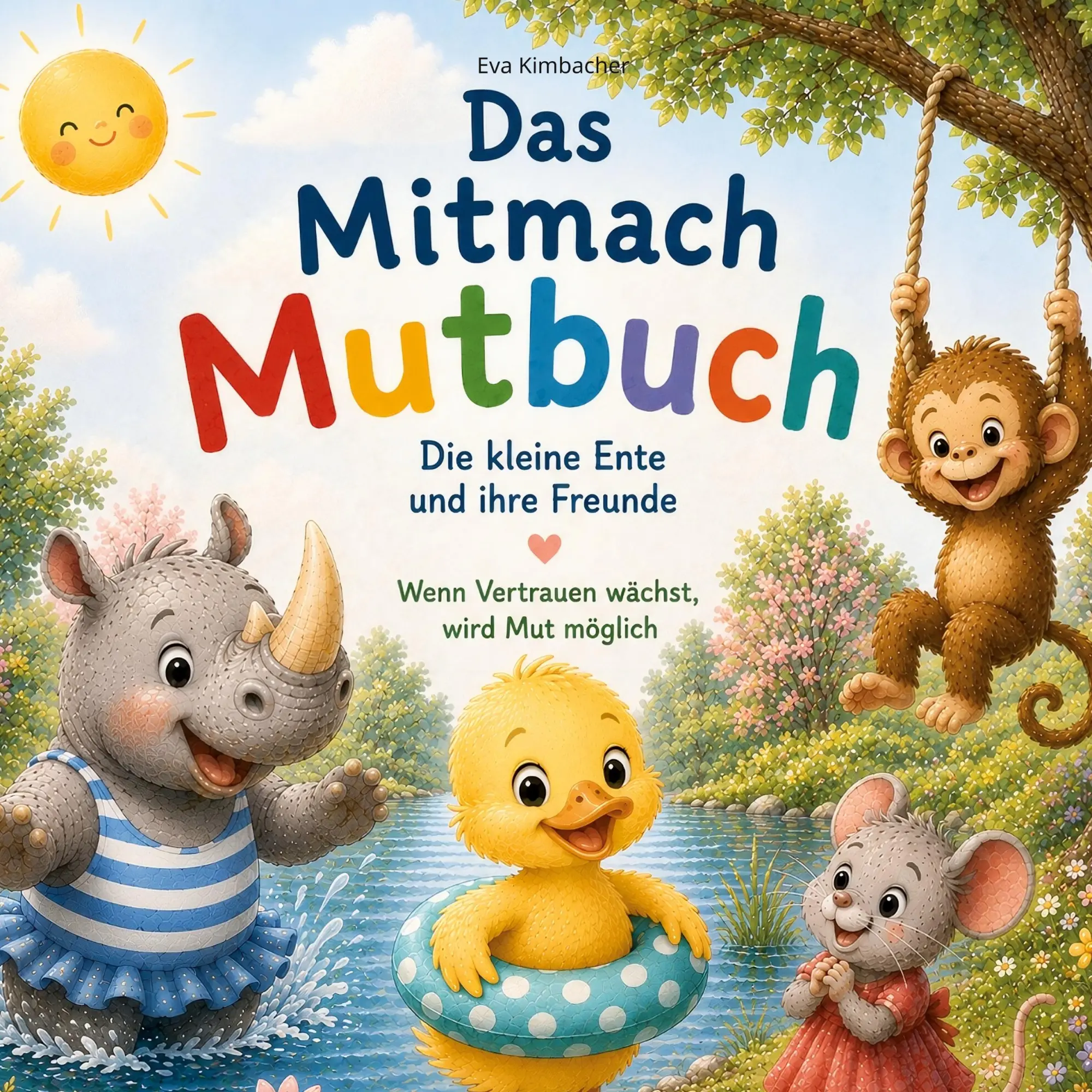 Cover: 9783695748068 | Das Mitmach-Mutbuch Die kleine Ente und ihre Freunde. | Eva Kimbacher