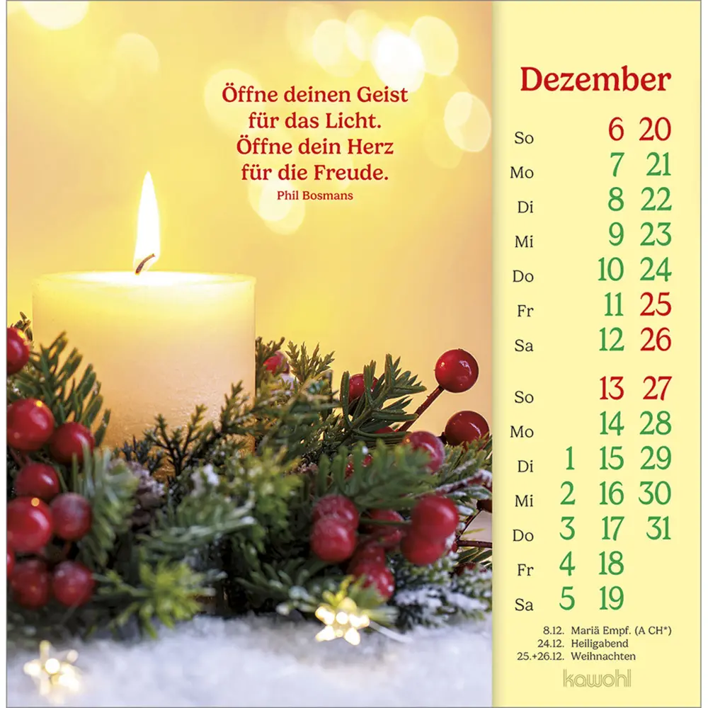Bild: 9783754838068 | Phil Bosmans Postkartenkalender 2026 | Phil Bosmans | Kalender | 13 S.