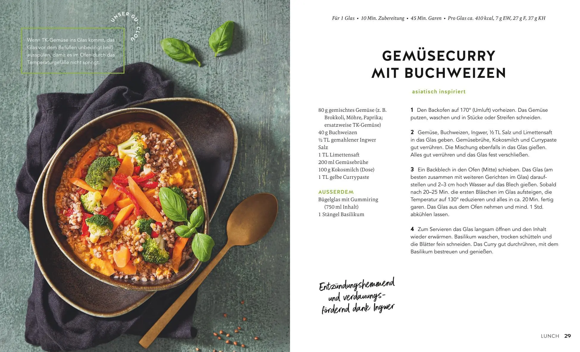 Bild: 9783833898068 | Kochen im Einmachglas | Meal Prep aus dem Ofen | Volker Mehl | Buch