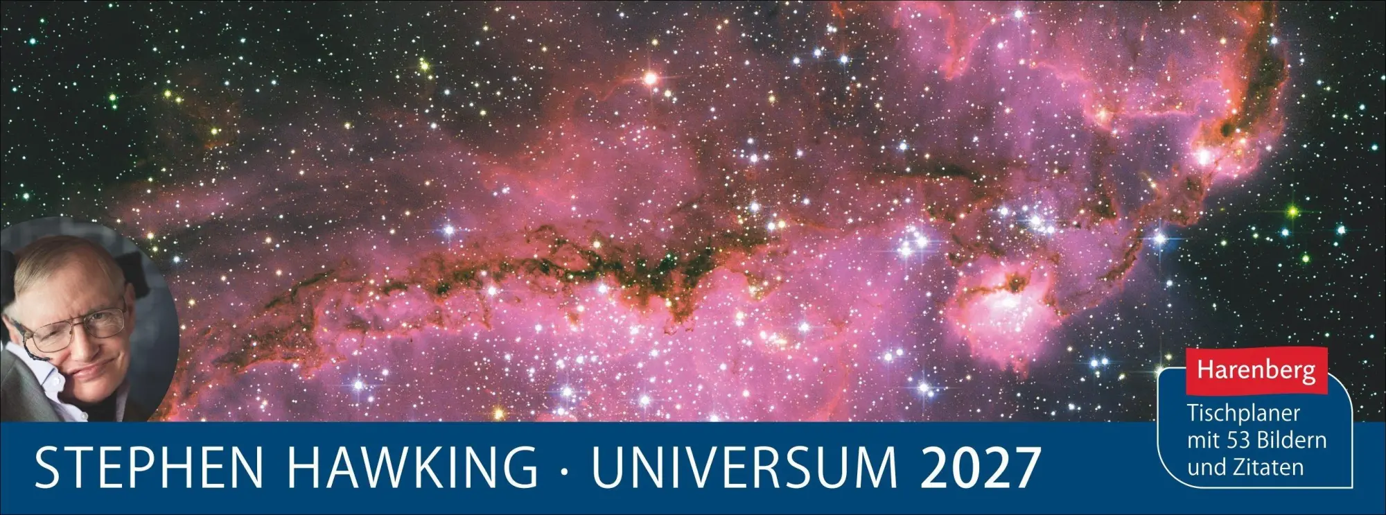 Cover: 9783840038068 | Stephen Hawking Universum Premium-Tischplaner 2027 - Wochenkalender...