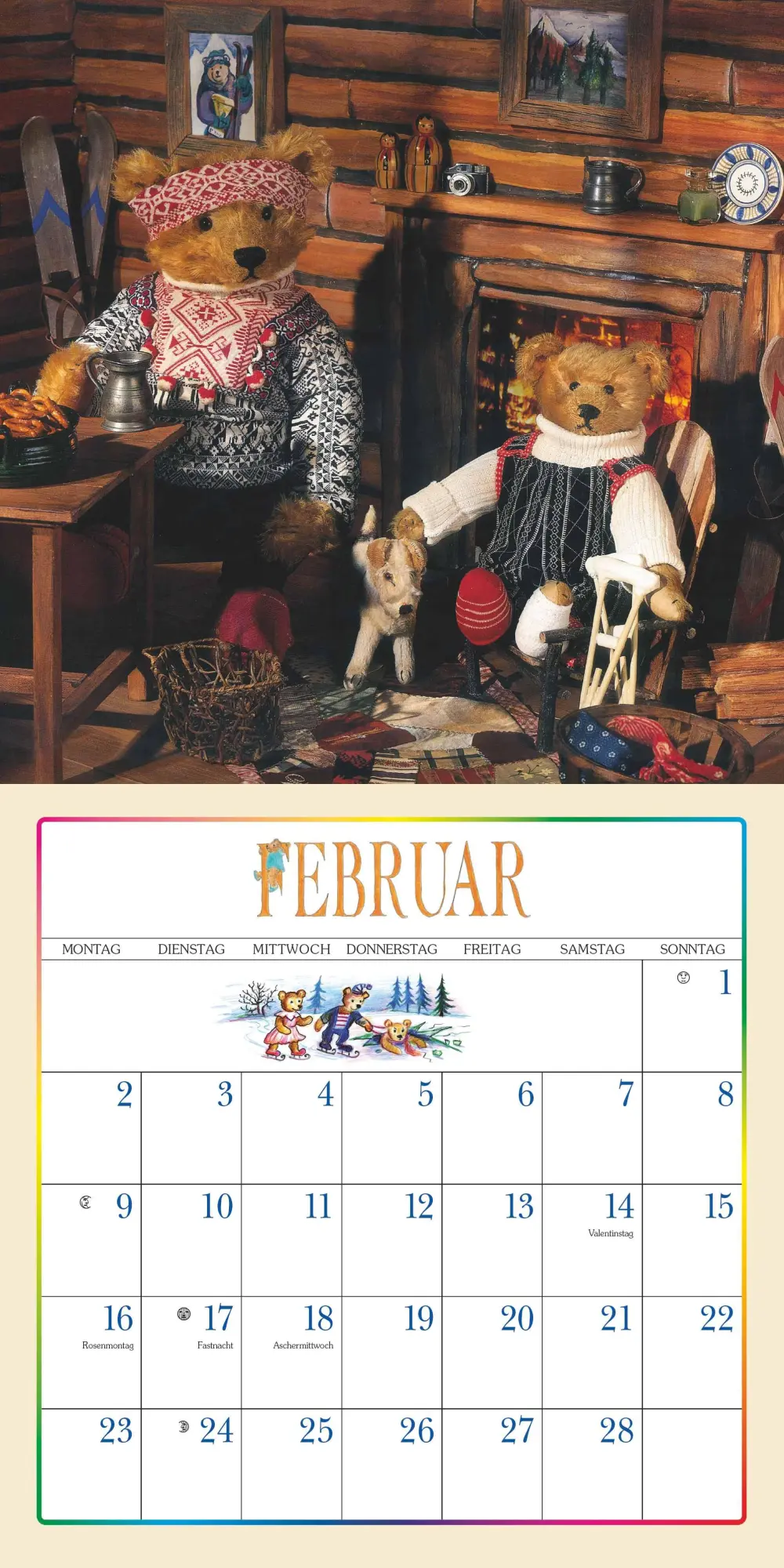 Bild: 4069095008168 | Der Teddybär 2026 - Broschürenkalender - Wandkalender - Format 30 x...