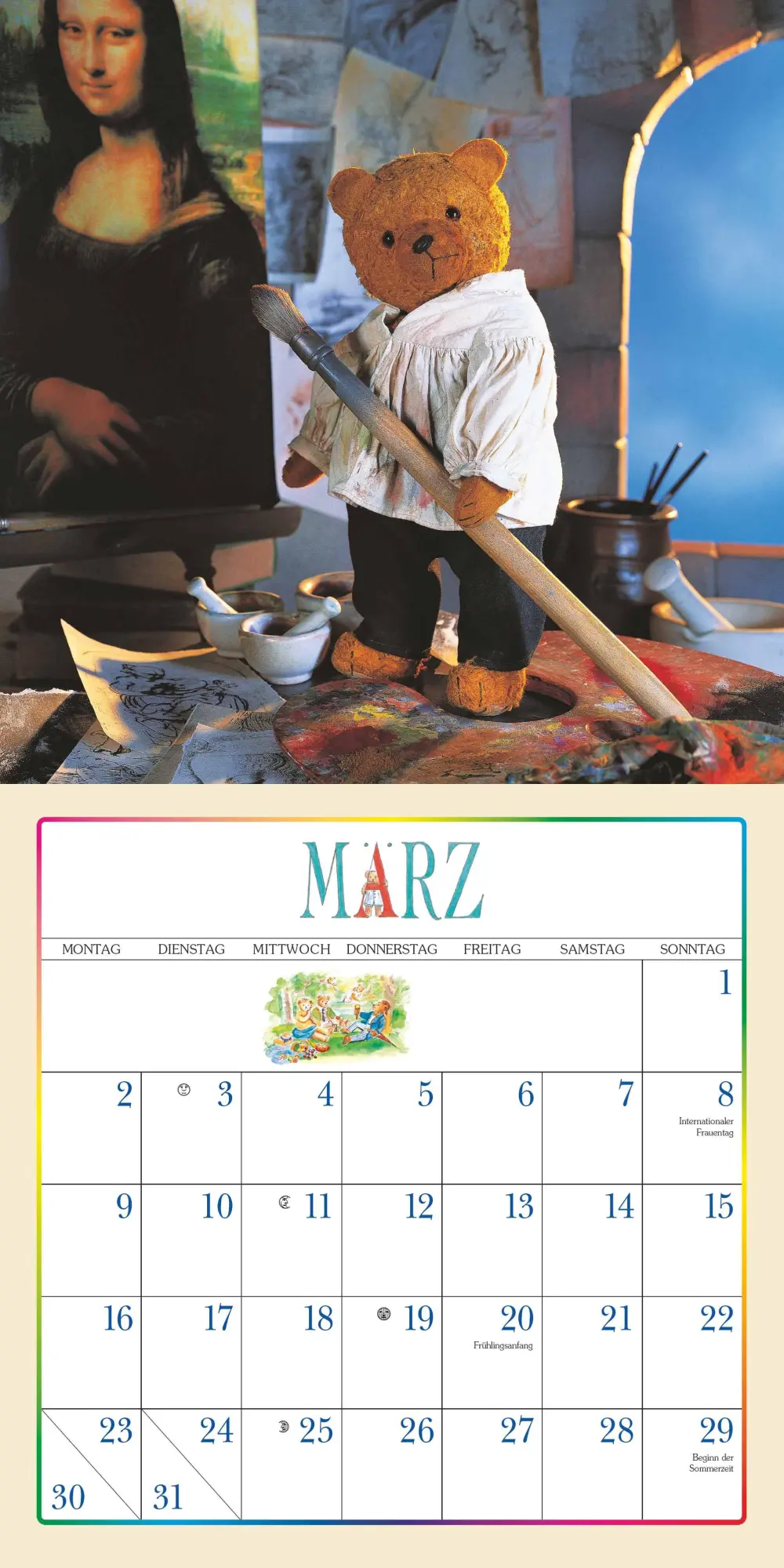 Bild: 4069095008168 | Der Teddybär 2026 - Broschürenkalender - Wandkalender - Format 30 x...